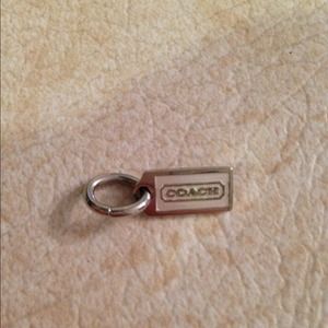 Silver COACH charm!