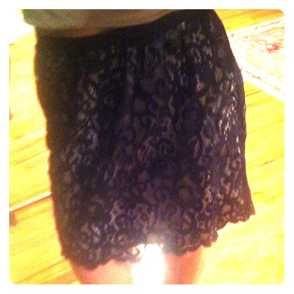Ann Taylor loft lace skirt