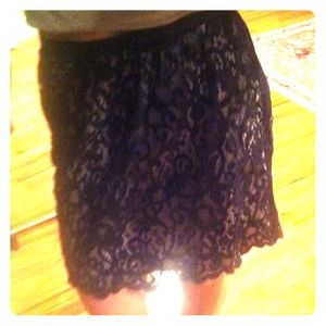 Ann Taylor loft lace skirt