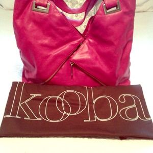 Pink leather  Kooba purse .