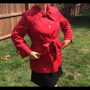 Classic Red Trench