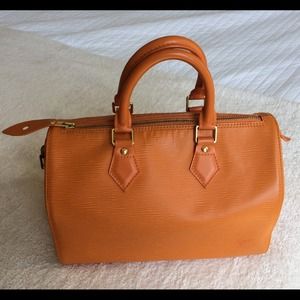Louis Vuitton Clementine Epi Leather Speedy 25