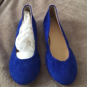 J crew Anya suede ballet flats