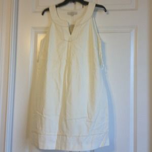 Loft off- white dress