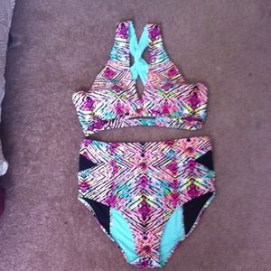Forever 21 Neon bikini