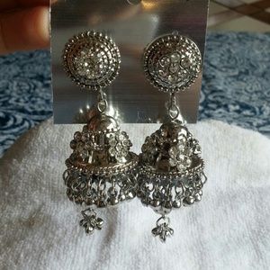 Silver earrings
