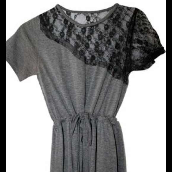 SOLD🚫LIKENEW Korean-inspired Lace Tie-waist Dress - Picture 1 of 3