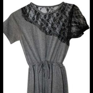 SOLD🚫LIKENEW Korean-inspired Lace Tie-waist Dress