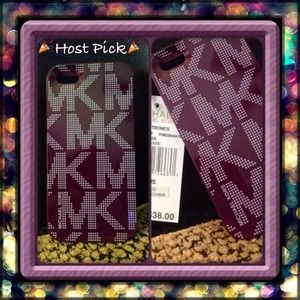 3⃣Xs 🎉HP🎉Michael Kors Signature iPhone 5 Case