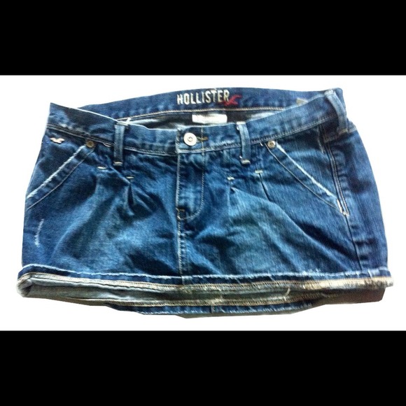 Hollister Denim Mini Skirt