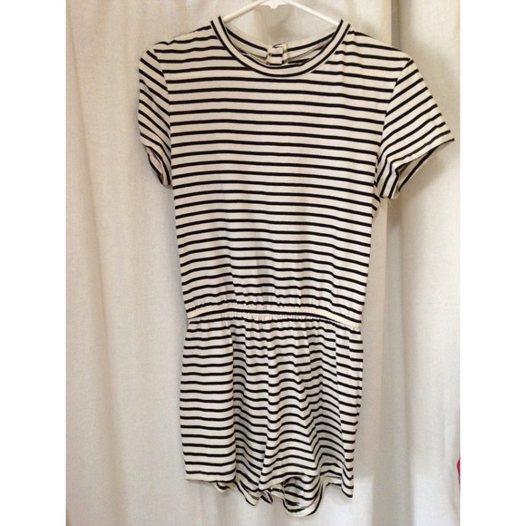 American Apparel striped romper