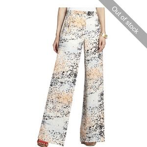 NWT BCBG MAXAZRIA Joan Wide-Leg Printed Pant
