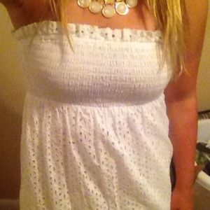 Victoria's Secret White Lace Flower Dress $28