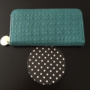 Deux Lux Teal Continental Wallet
