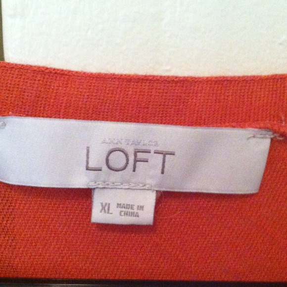 Burnt coral cardigan - Picture 2 of 3