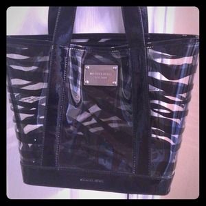 Michael kors clear tote
