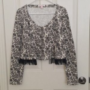 🌷 SALE Betsey Johnson Crop Lace Jacket 🌷
