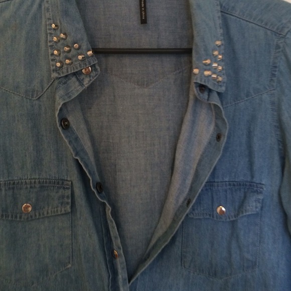 Denim button down - Picture 3 of 3