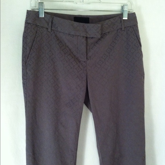 Cynthia Rowley brocade skinny ankle pants.
