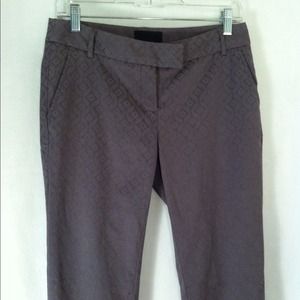 Cynthia Rowley brocade skinny ankle pants.