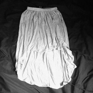 Gray high low skirt. In great condition!