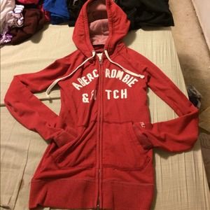 Authentic Abercrombie & Fitch zip up hoodie