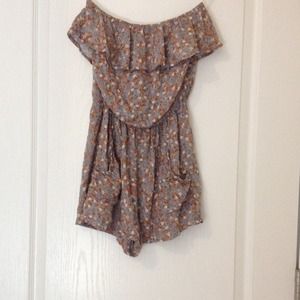 Forever 21 Floral Romper