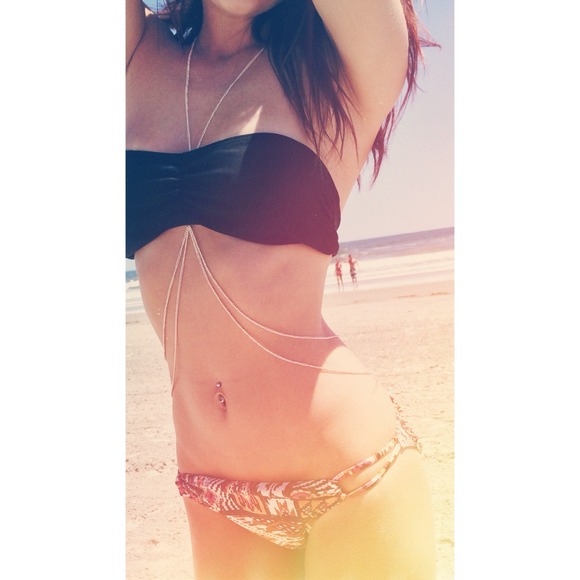 Silver Double Body Chain