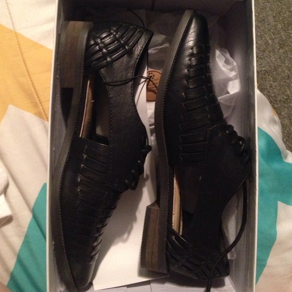 Brand new black oxfords