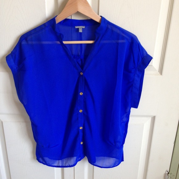 Royal blue top