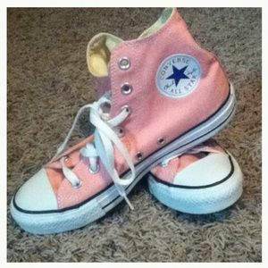 Brand new pink converse size 8. In original box