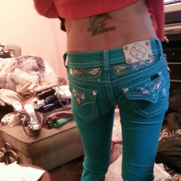 HOT!! TURQUOISE MISS ME'S /Apt 9 Jacket - Picture 4 of 4