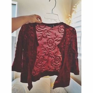 ♡RED ROSE CARDIGAN♡