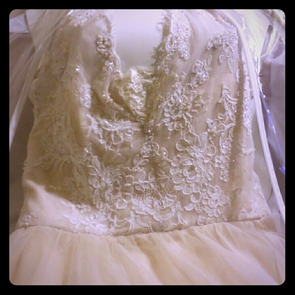 Beautiful unique wedding dress