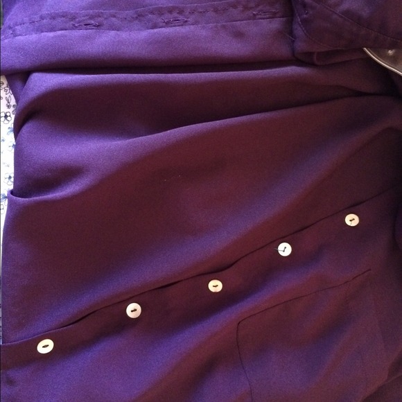 ♡PURPLE SHEER TOP♡ - Picture 2 of 2