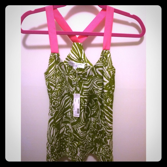 Green summer top
