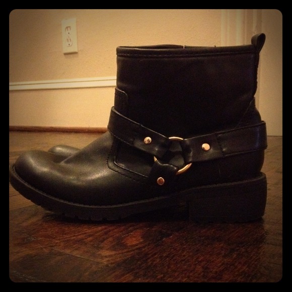 Size 37 H&M black ankle boots - Picture 1 of 1