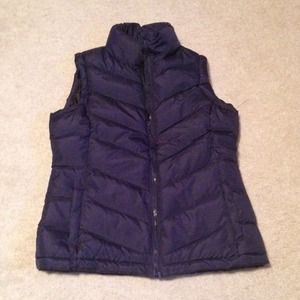 Navy Blue Puffy Vest