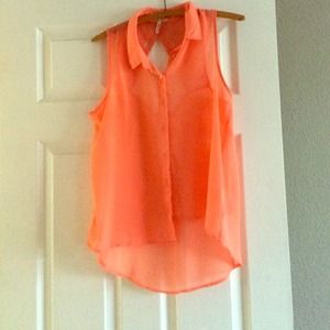 Salmon colored blouse