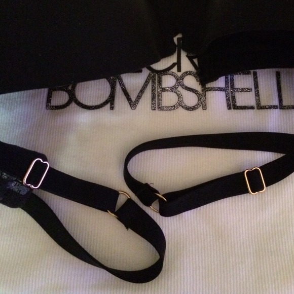 SOLD:Sexy Black Balconette Bra - Picture 4 of 4