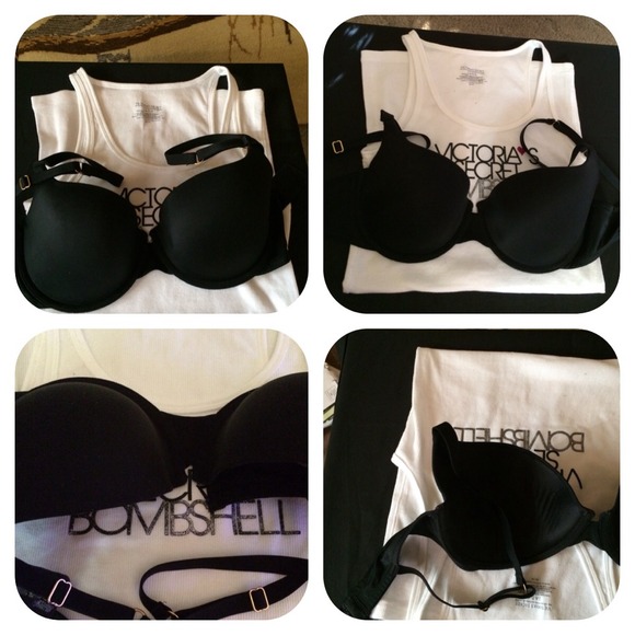 SOLD:Sexy Black Balconette Bra - Picture 2 of 4