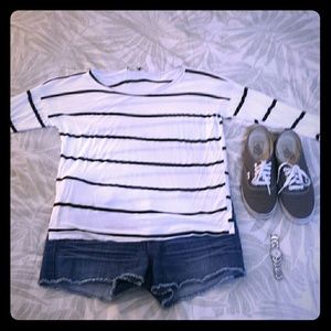 White striped tee