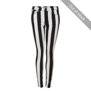 🚫 SALE 🚫 Topshop Moto Leigh Stripe Jeans