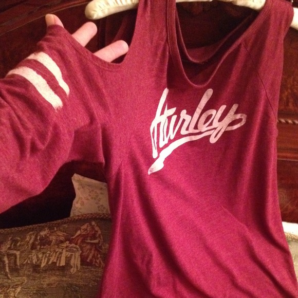 BNWOT Hurley Cold Shoulder Tee!