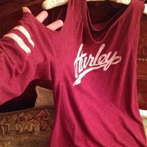 BNWOT Hurley Cold Shoulder Tee!