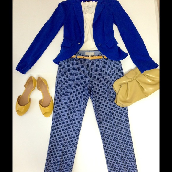 Banana Republic Printed Hampton Fit Pants ✨61314HP