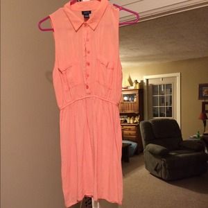 Coral dress