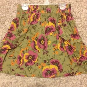 Floral Forever 21 skirt