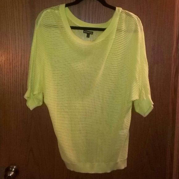 Open stitch sweater