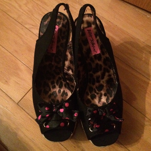 Betsey Johnson Platform Wedges